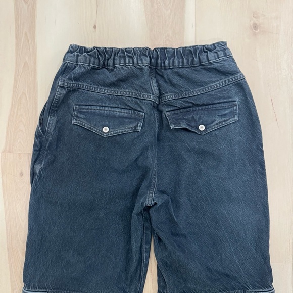 Free People We The Free Marx Slouchy Cargo Jeans Baggy Women's 26 Cut Raw Hem - Picture 16 of 16